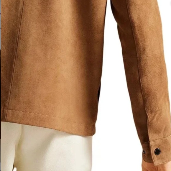 TED BAKER LONDON Thierry suede zip jacket, NEW WITH TAGS - Picture 12 of 16